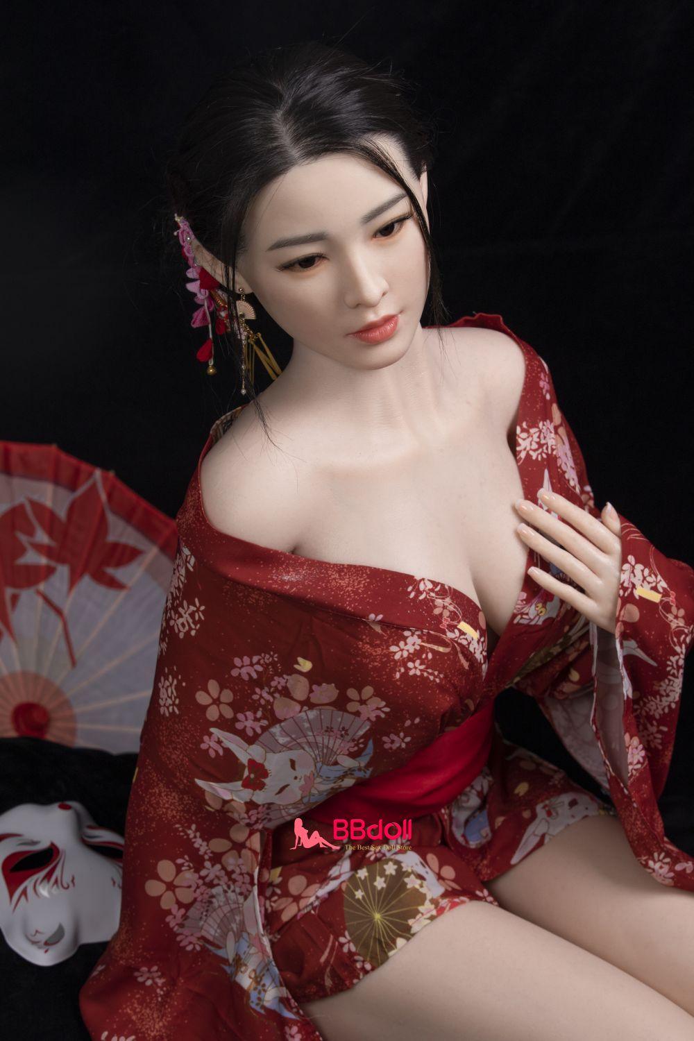 Silicone Sex Doll Xavia-168cm 5ft5 F CUP Kimono Girl Love Doll - USbbdoll