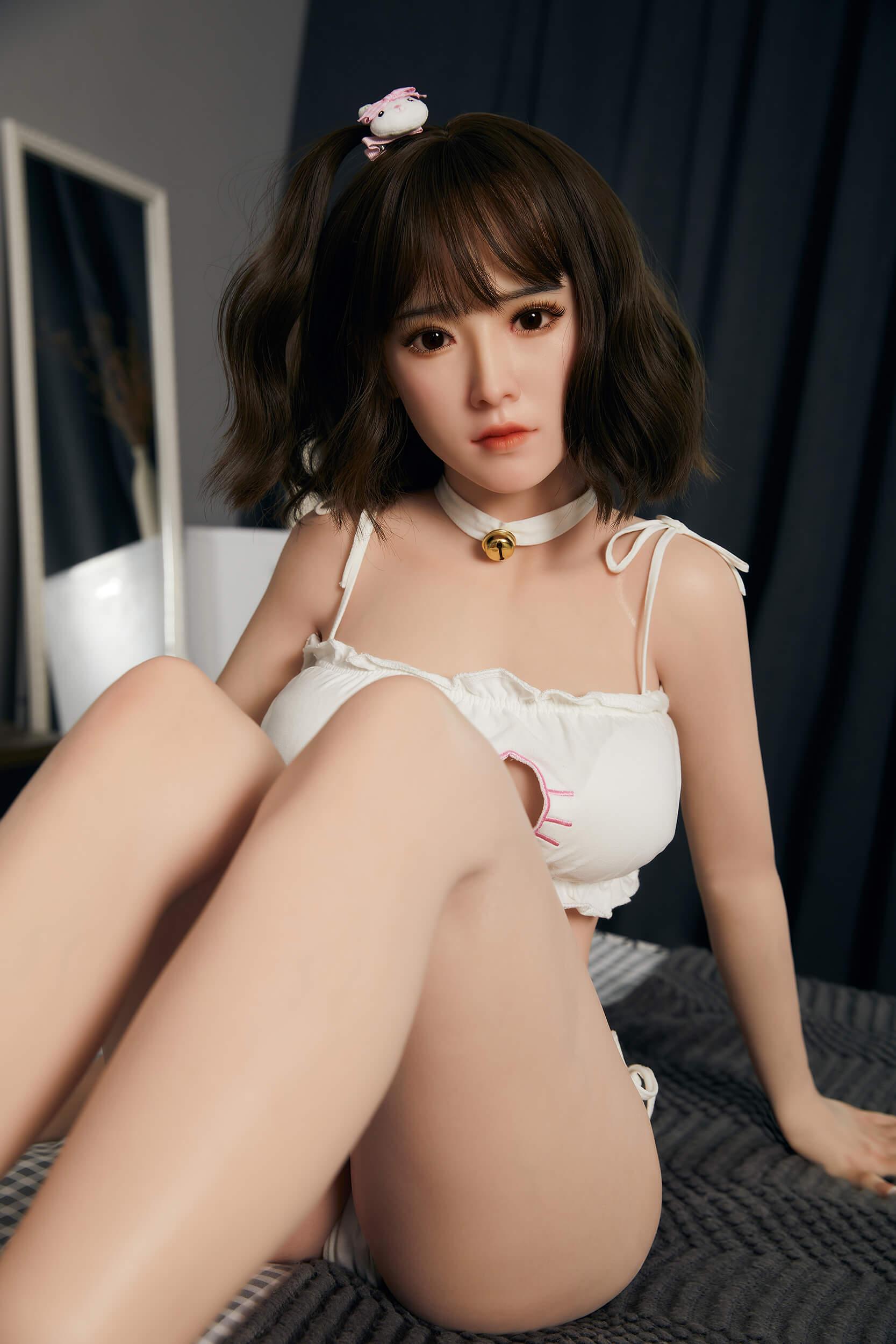 Silicone Sex Doll Barbie Asakawa-155cm 5ft1 C CUP-All-In-One(Seamless Head) - USbbdoll