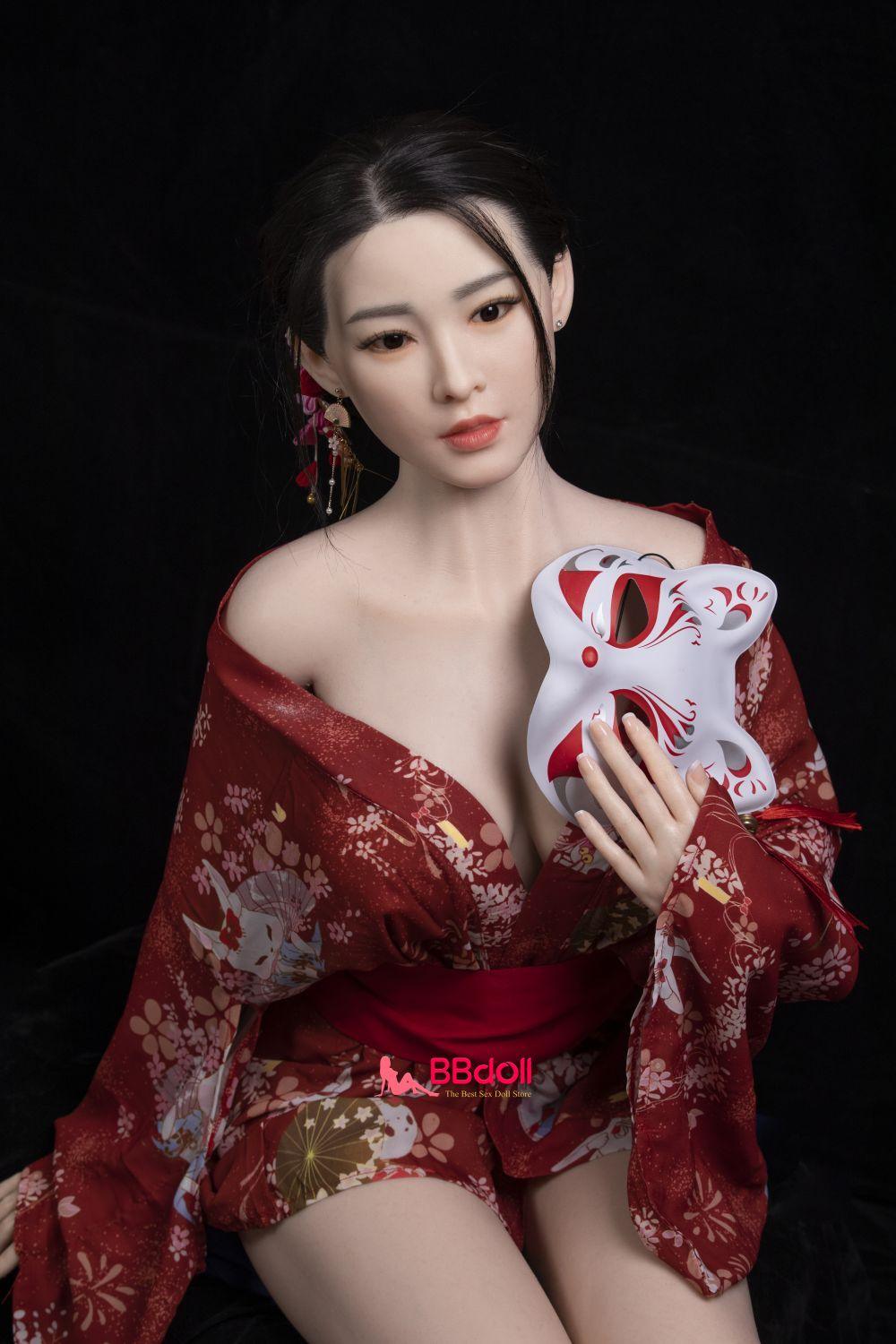 Silicone Sex Doll Xavia-168cm 5ft5 F CUP Kimono Girl Love Doll - USbbdoll